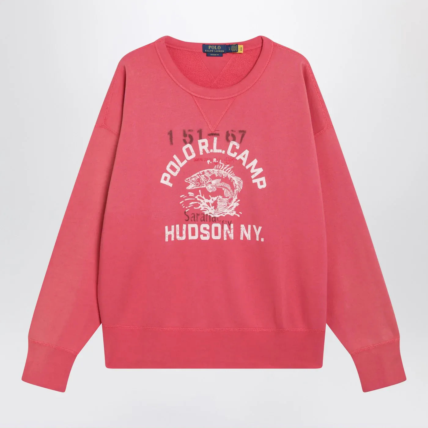 Polo Ralph Lauren - Light red sweatshirt with logo print