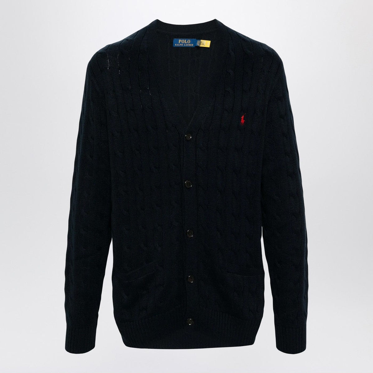 Polo Ralph Lauren - Navy blue cable-knit cotton cardigan