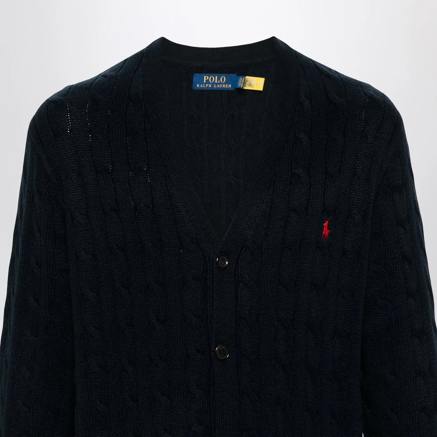 Polo Ralph Lauren - Navy blue cable-knit cotton cardigan