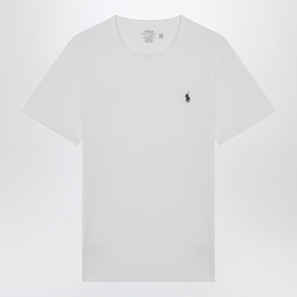 Polo Ralph Lauren - T-shirt white in cotton Custom Slim-Fit