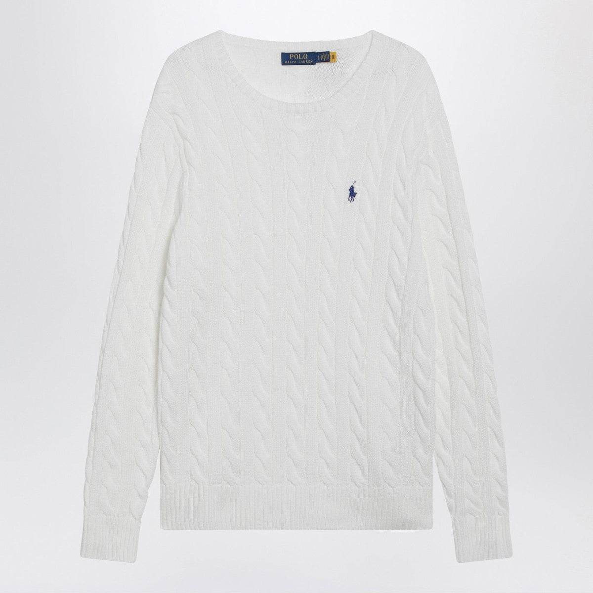 Polo Ralph Lauren - White cable-knit cotton sweater