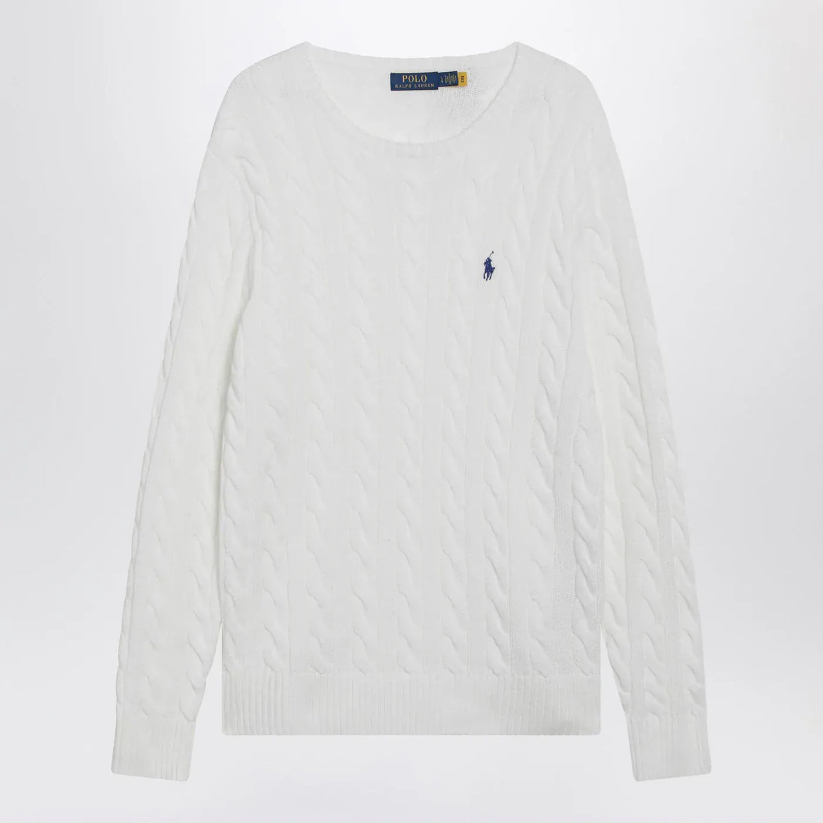 Polo Ralph Lauren - White cable-knit cotton sweater