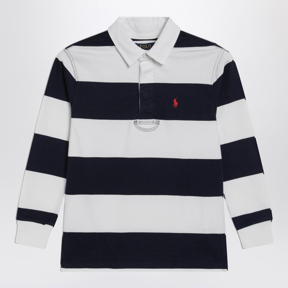 Polo Ralph Lauren - White/navy striped polo shirt