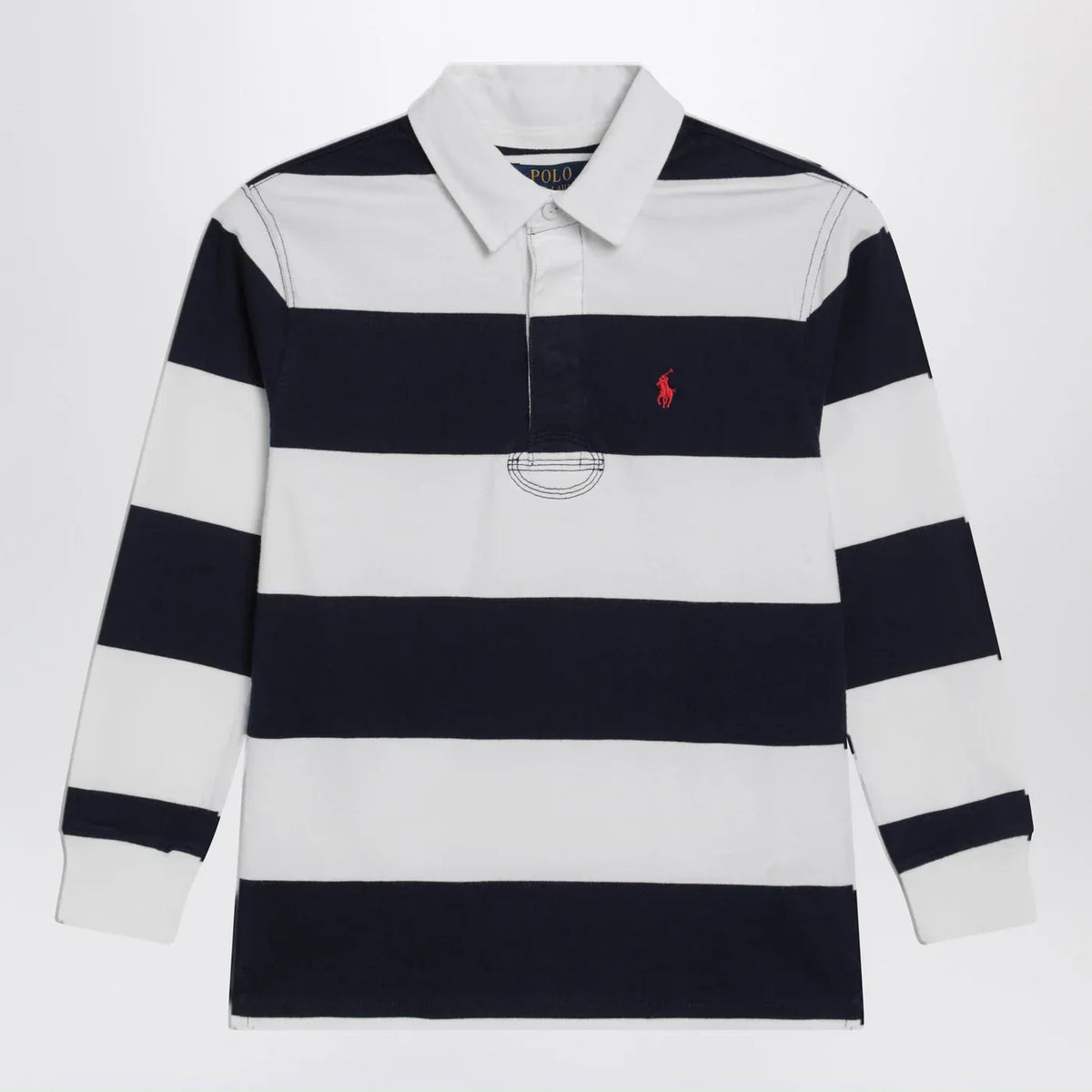 Polo Ralph Lauren - White/navy striped polo shirt
