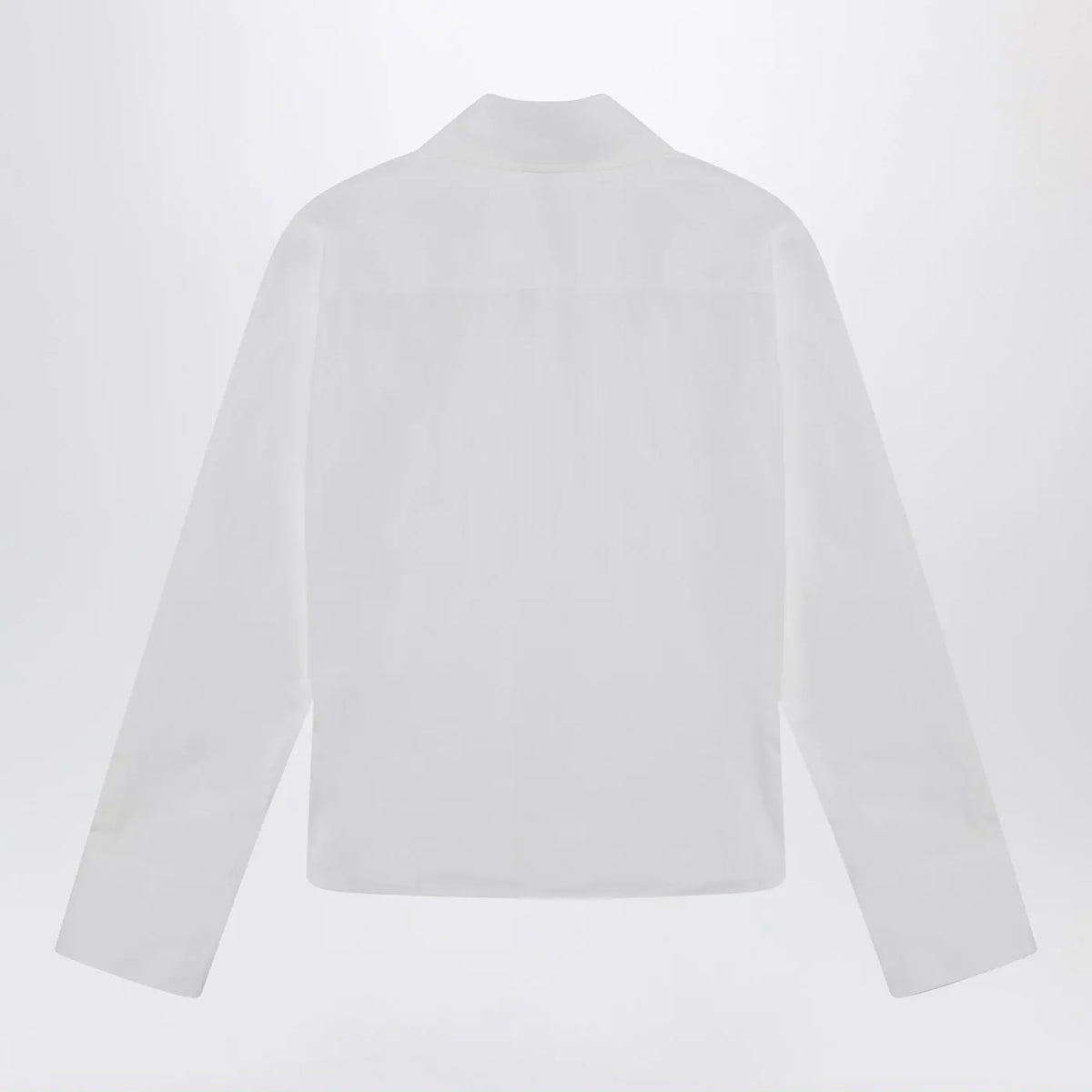 The Attico - White asymmetric cotton shirt