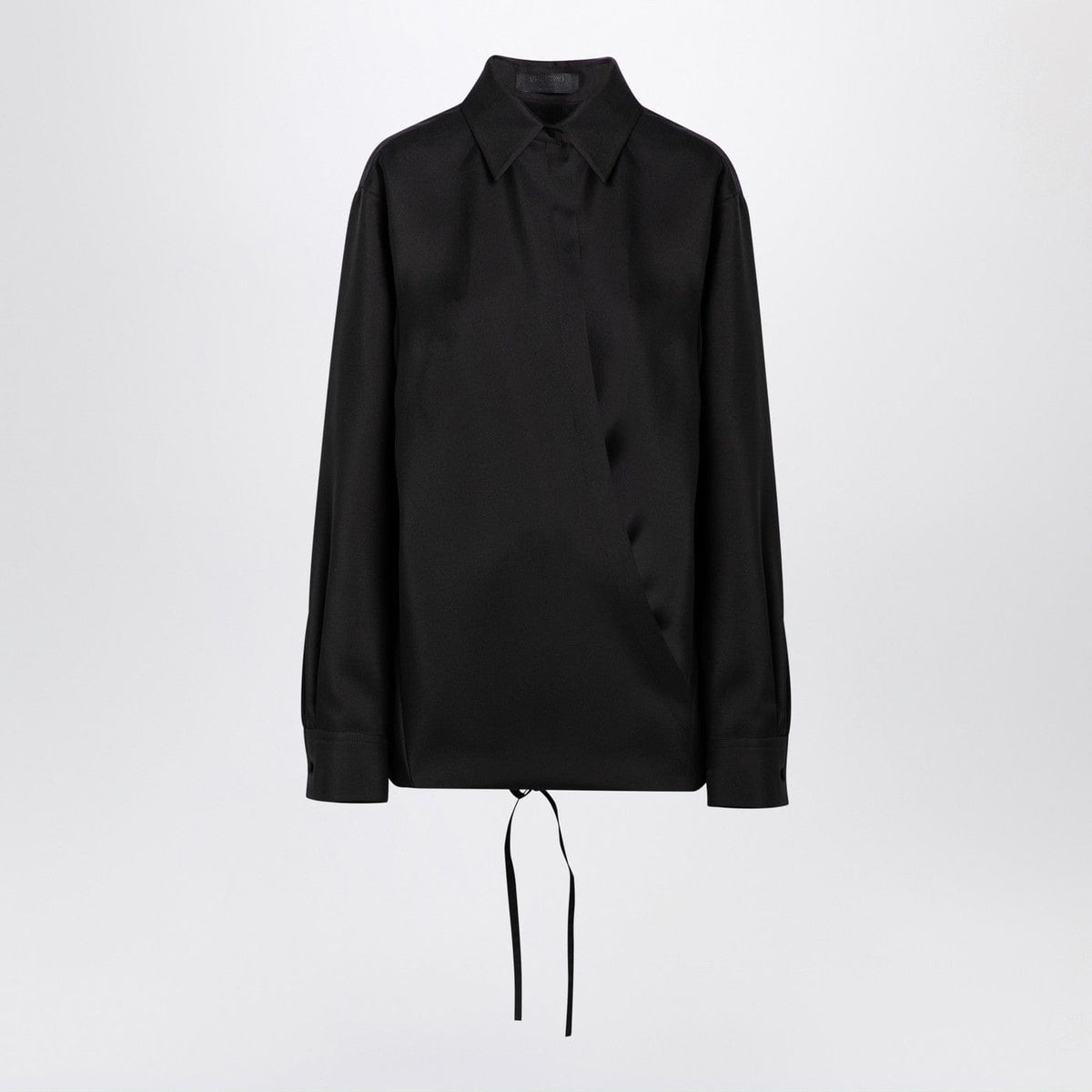 Valentino - Black shirt with drawstring