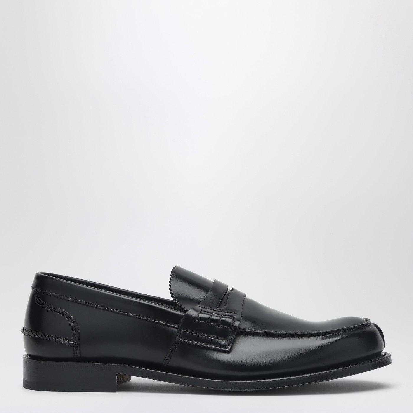 Church's - Black shiny leather Pembrey loafers