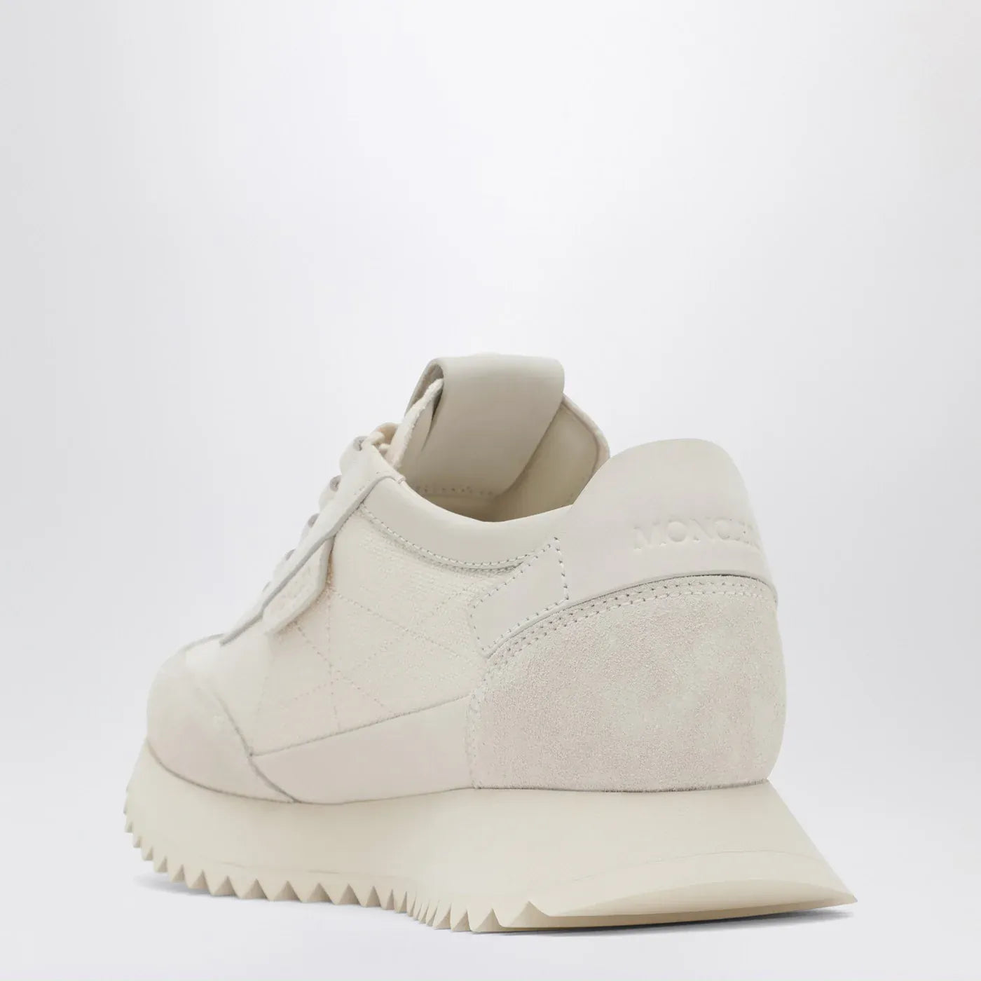 Moncler - Pacey2 Sneakers in beige canvas and leather