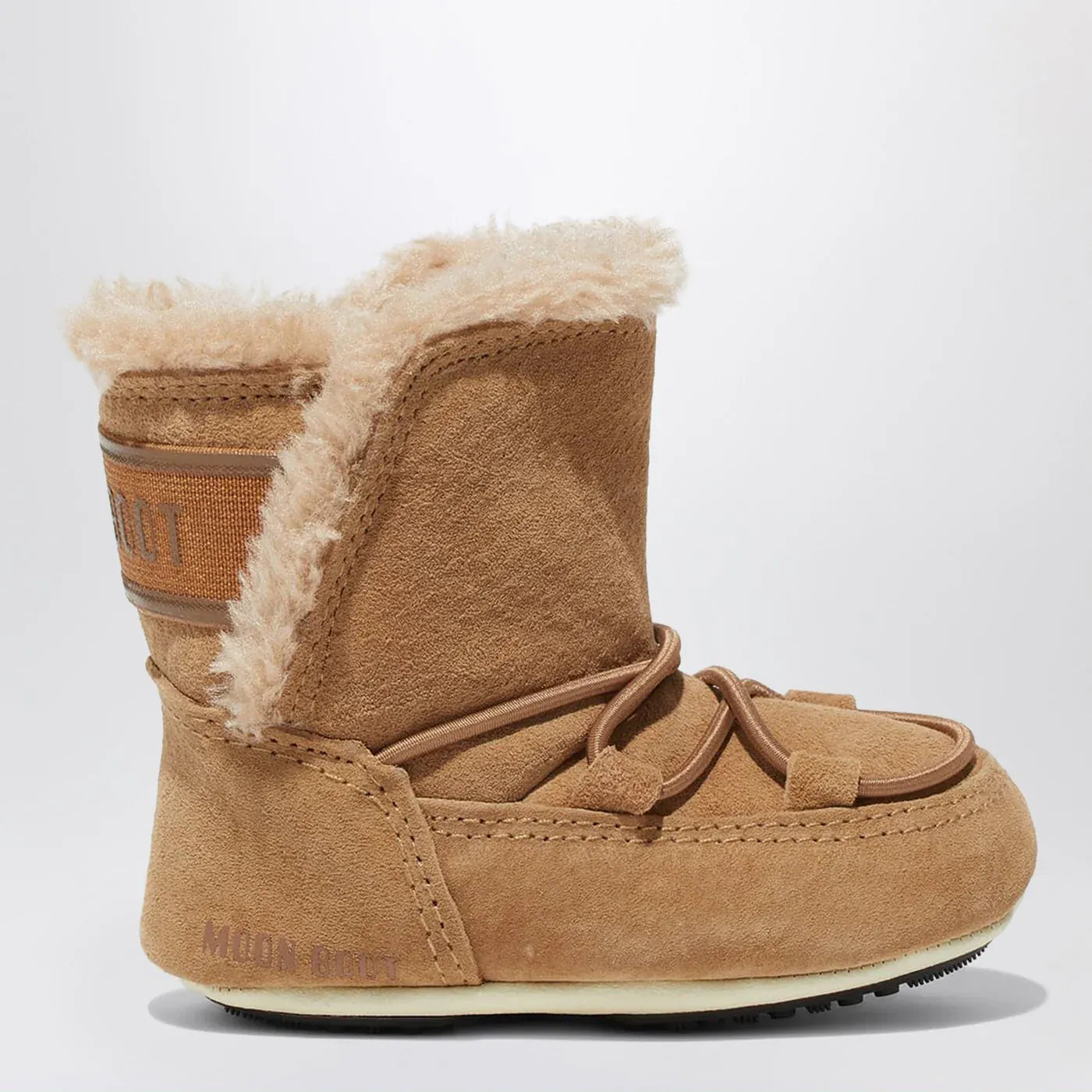 Moon Boot - Crib beige suede boot