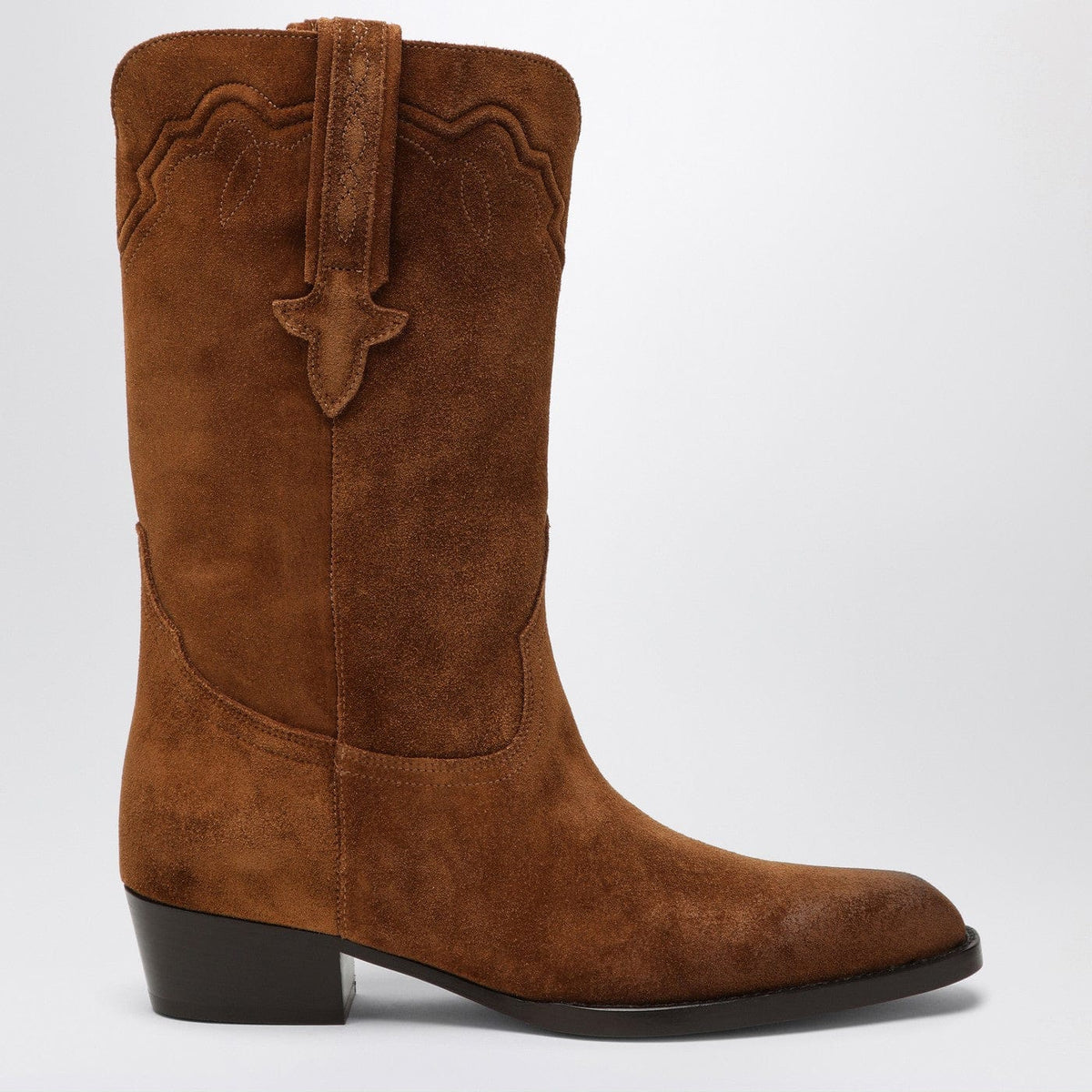 Paris Texas - Hilda boots in Cognac suede