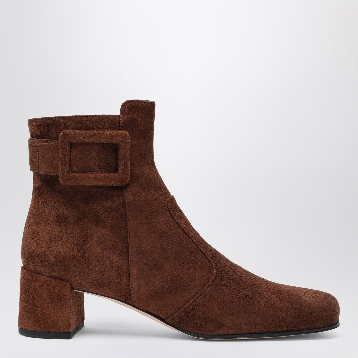 ROGER VIVIER - Très Vivier ankle boots in brown suede