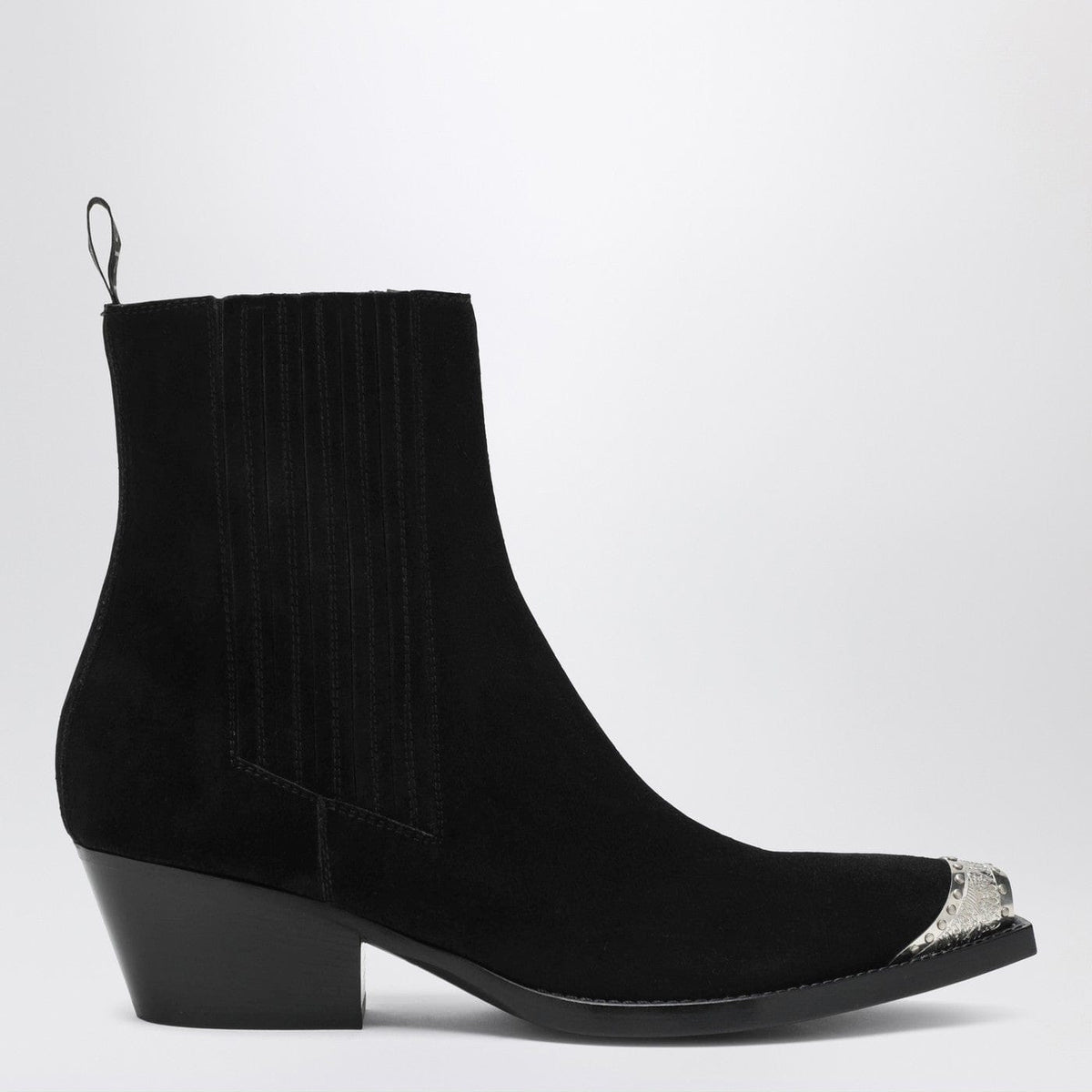 Sartore - Black suede Wax ankle boot