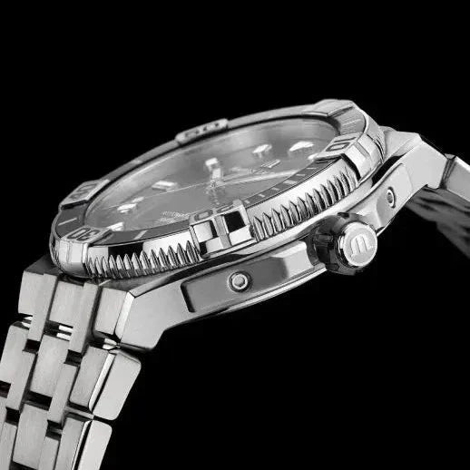 Maurice Lacroix Swiss-made Aikon Venturer 43mm Black/Steel Watch