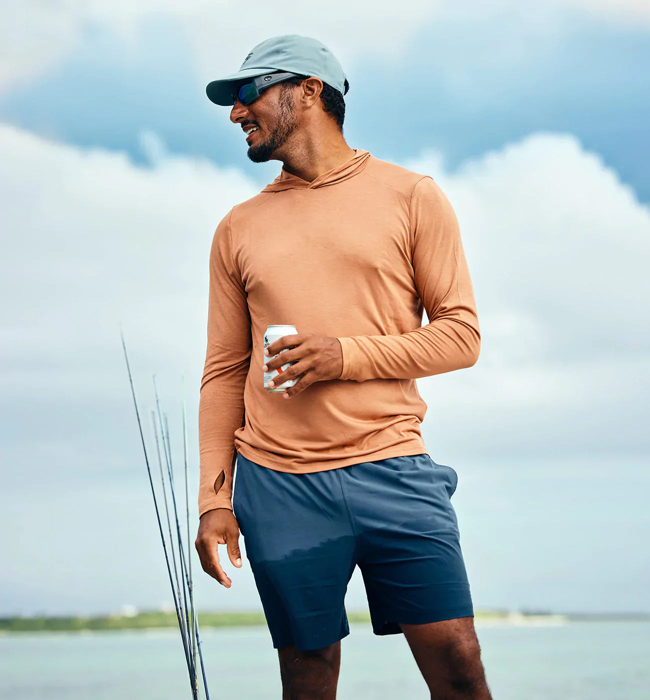 Men's Breeze Short – 8" - Storm Cloud