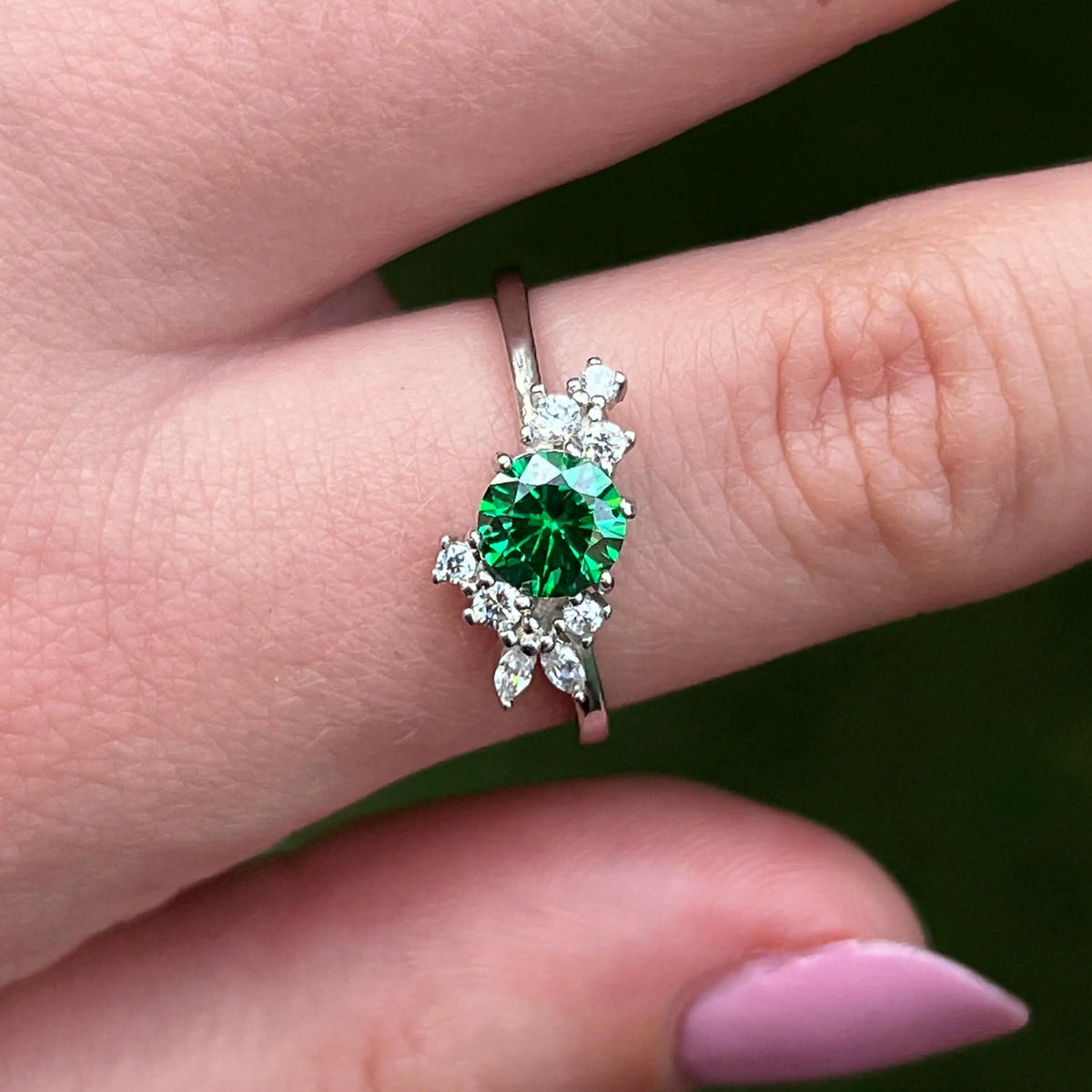 The Heirloom - Brilliant Emerald Cluster Ring