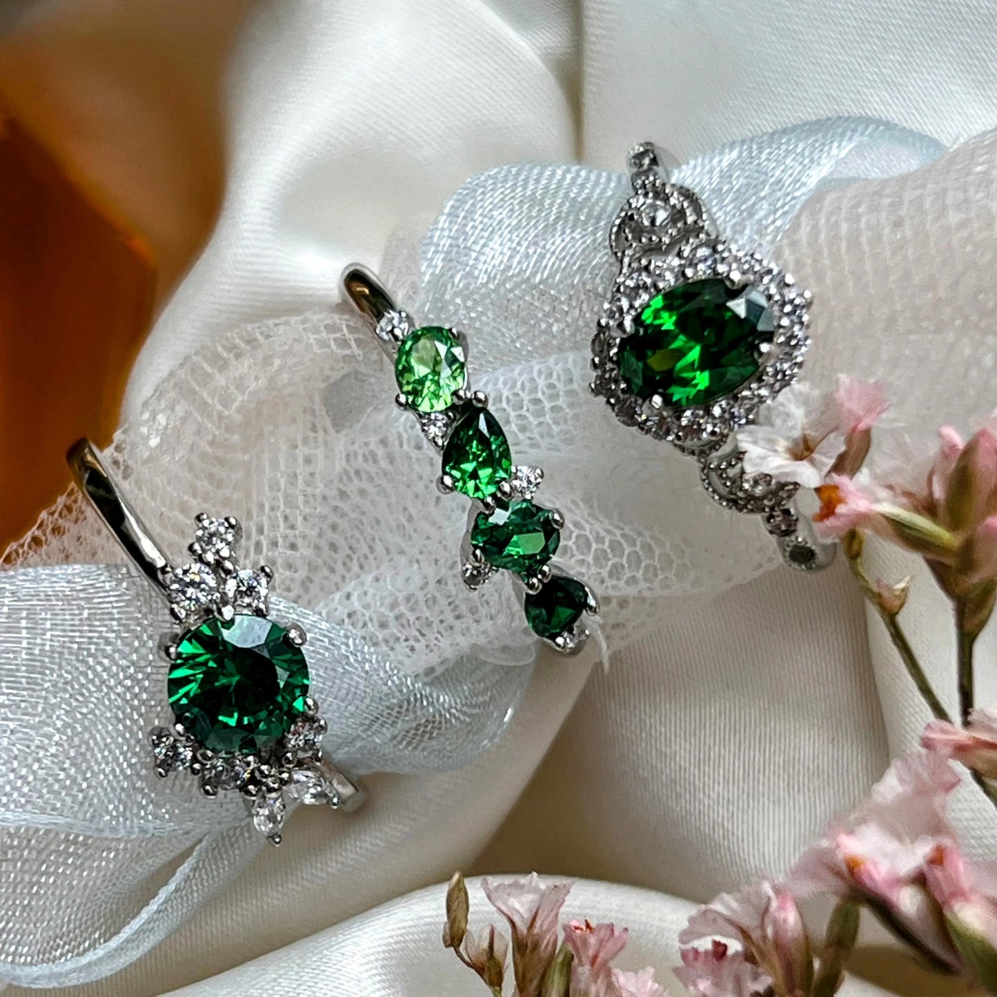 The Heirloom - Brilliant Emerald Cluster Ring