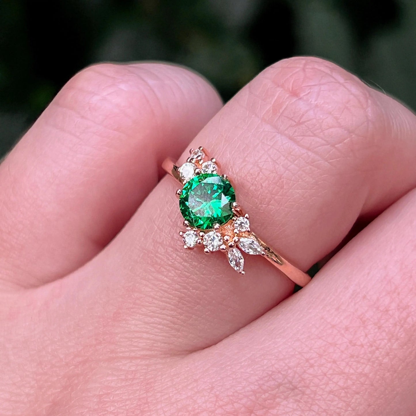 The Heirloom - Brilliant Emerald Cluster Ring