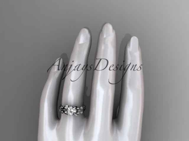 Butterfly Engagement Ring 1 CT IGI Certified Lab Grown Diamond Ring Nature Inspired Floral Design