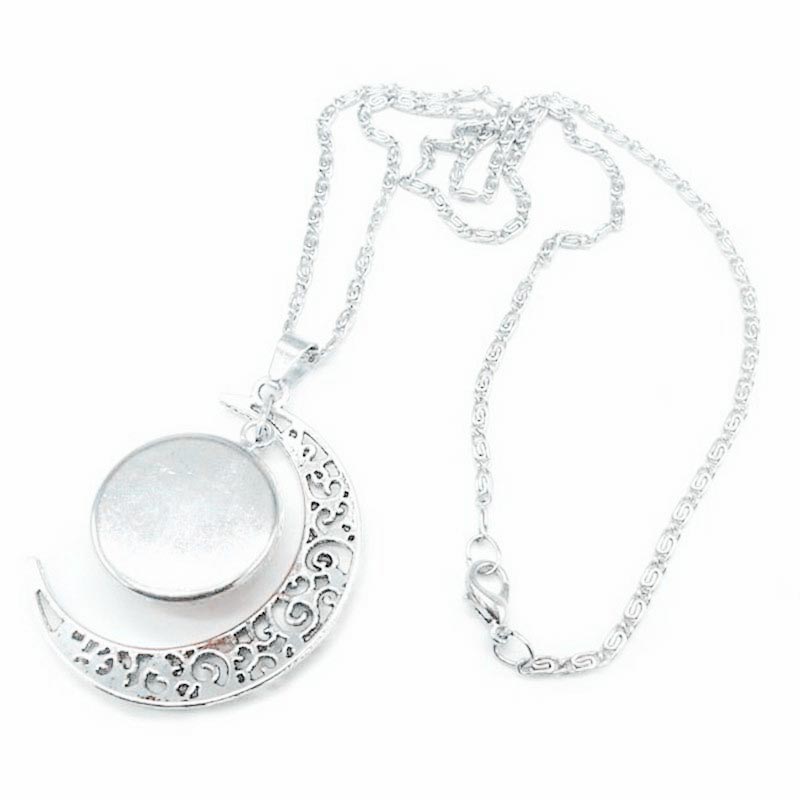 Fortune Jewel 12 Constellations of the Zodiac Moon Protection Necklace Chain Pendant