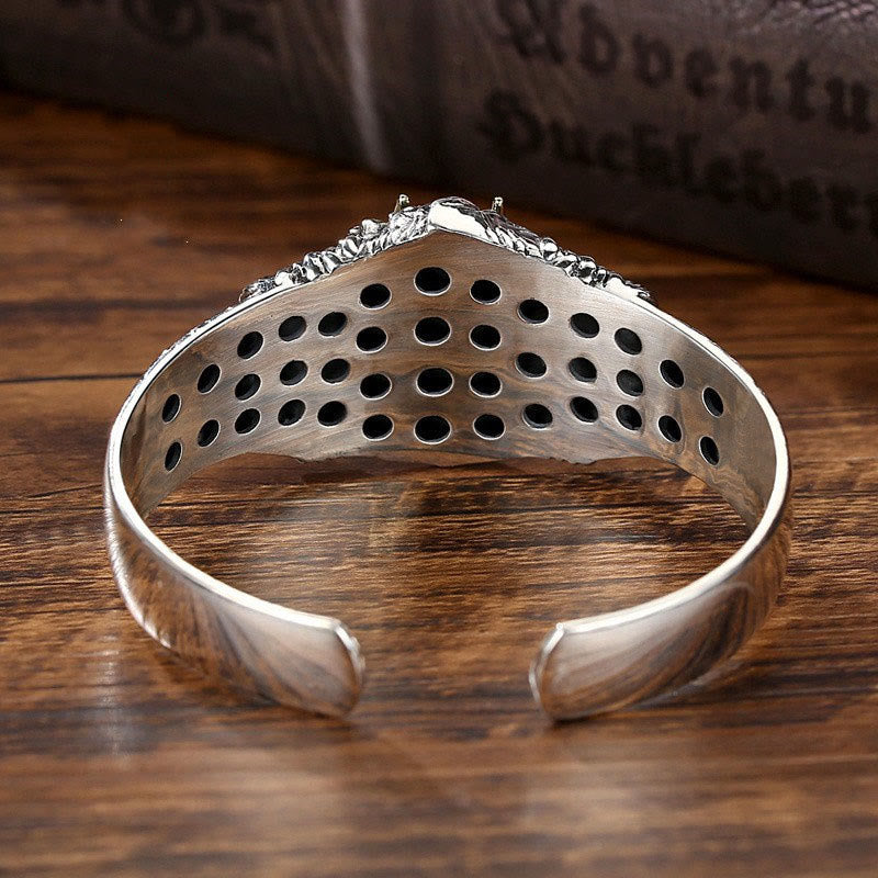 Fortune Jewel Tibetan Garuda Bird Wisdom Protection Bracelet Bangle