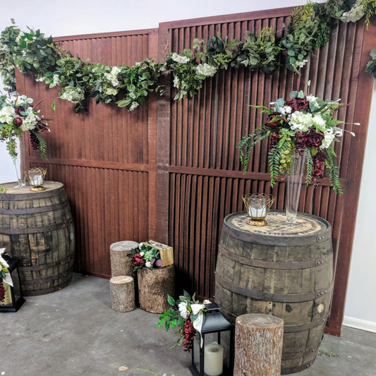 Weathered Cedar Shutter Backdrop