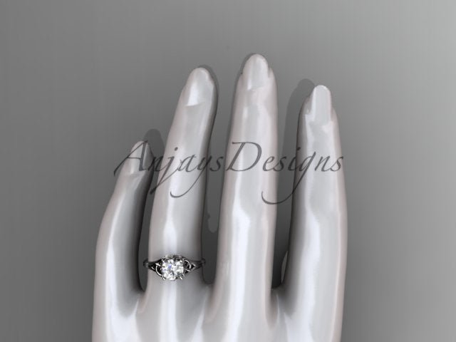 1 CT Lab Grown Diamond Celtic Engagement Ring Handmade Diamond Ring