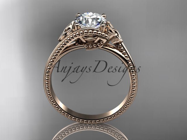 Celtic Dimond Ring Engagement Ring Irish Knot 1 Carat Lab Grown Diamond IGI Certified