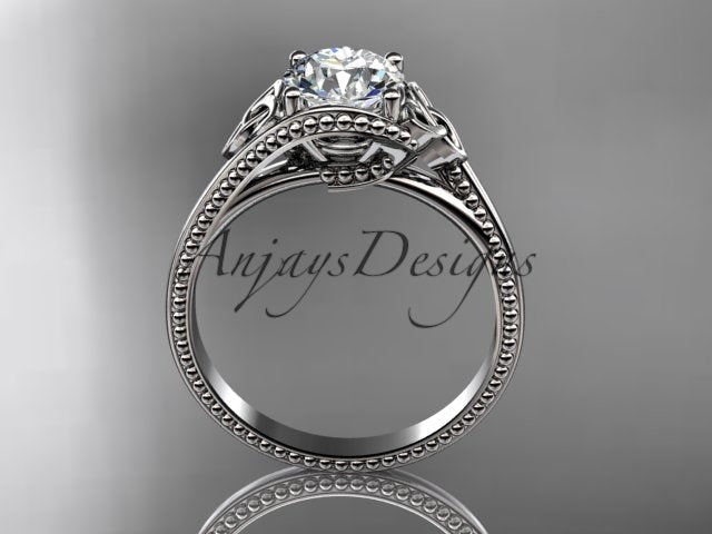 Celtic Dimond Ring Engagement Ring Irish Knot 1 Carat Lab Grown Diamond IGI Certified