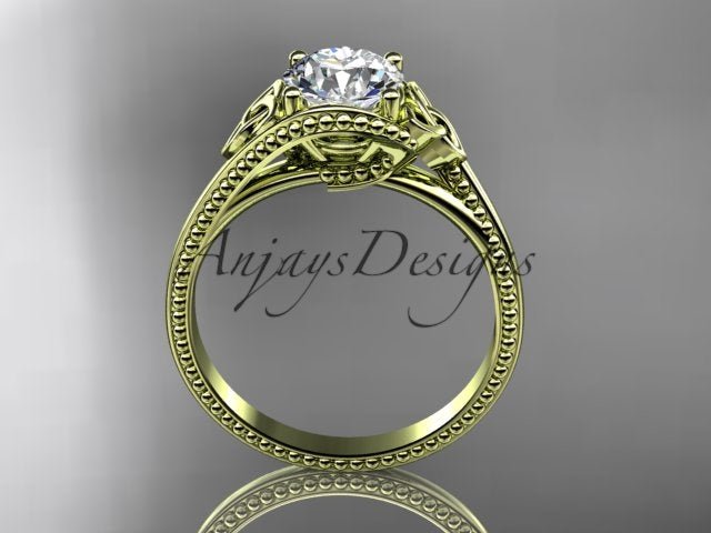 Celtic Dimond Ring Engagement Ring Irish Knot 1 Carat Lab Grown Diamond IGI Certified