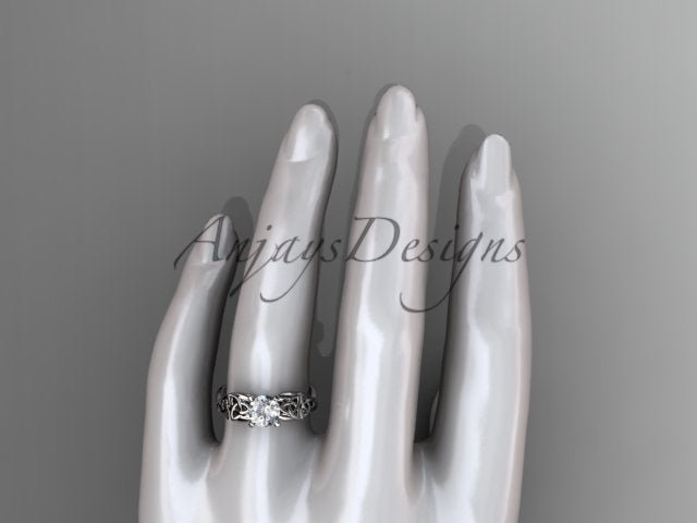 Celtic Engagement Ring Trinity Knot Ring Lab Grown Round Diamond Wedding Ring
