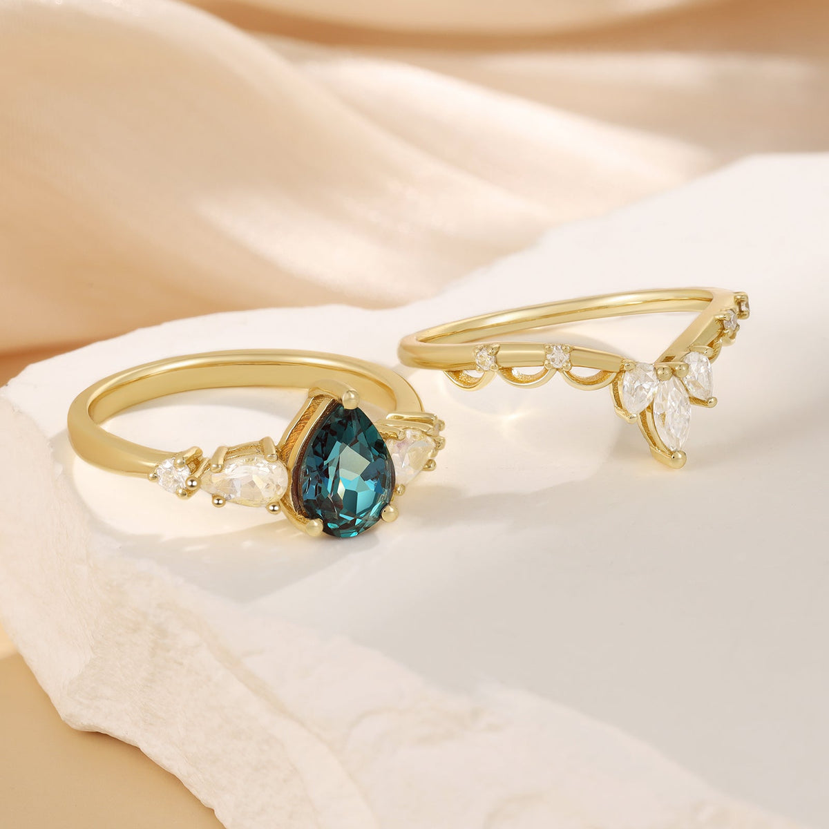 K Gold Natural Alexandrite Ring