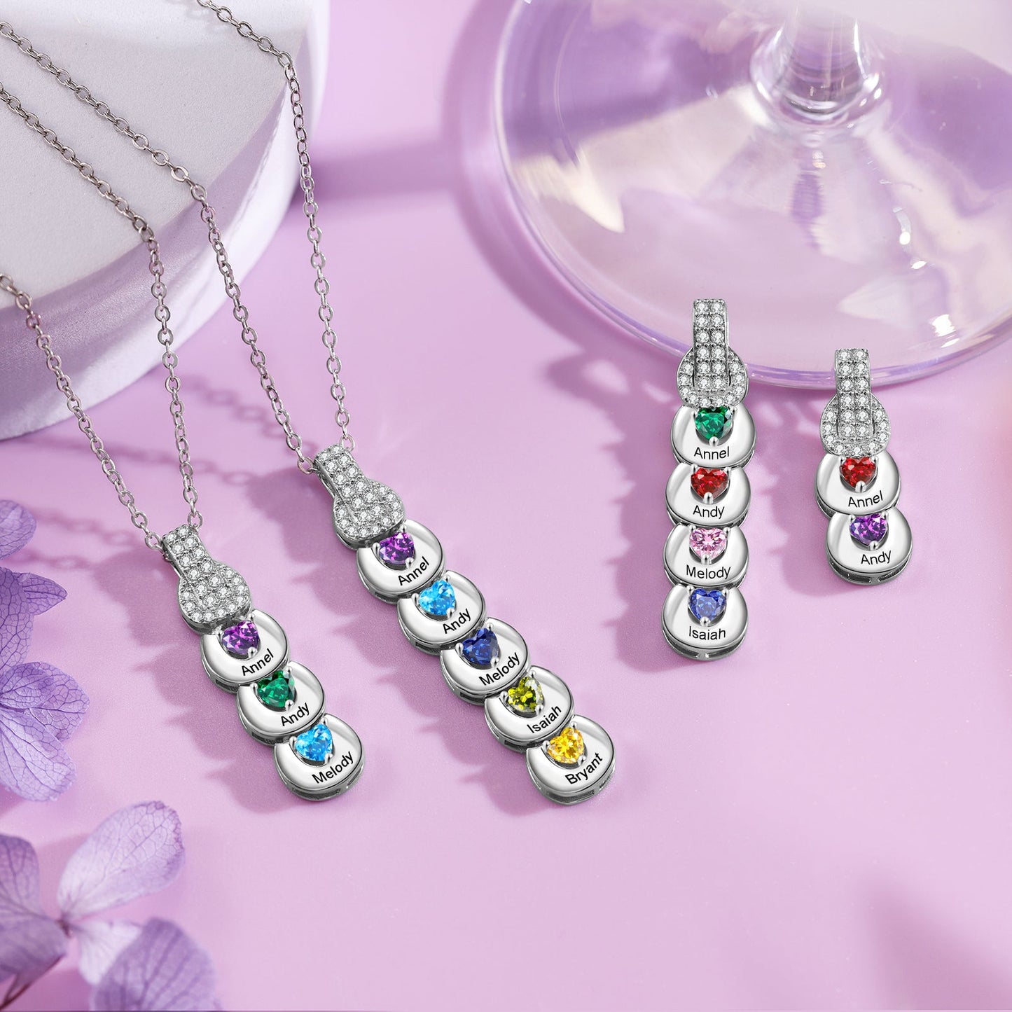 Custom Birthstone Necklace