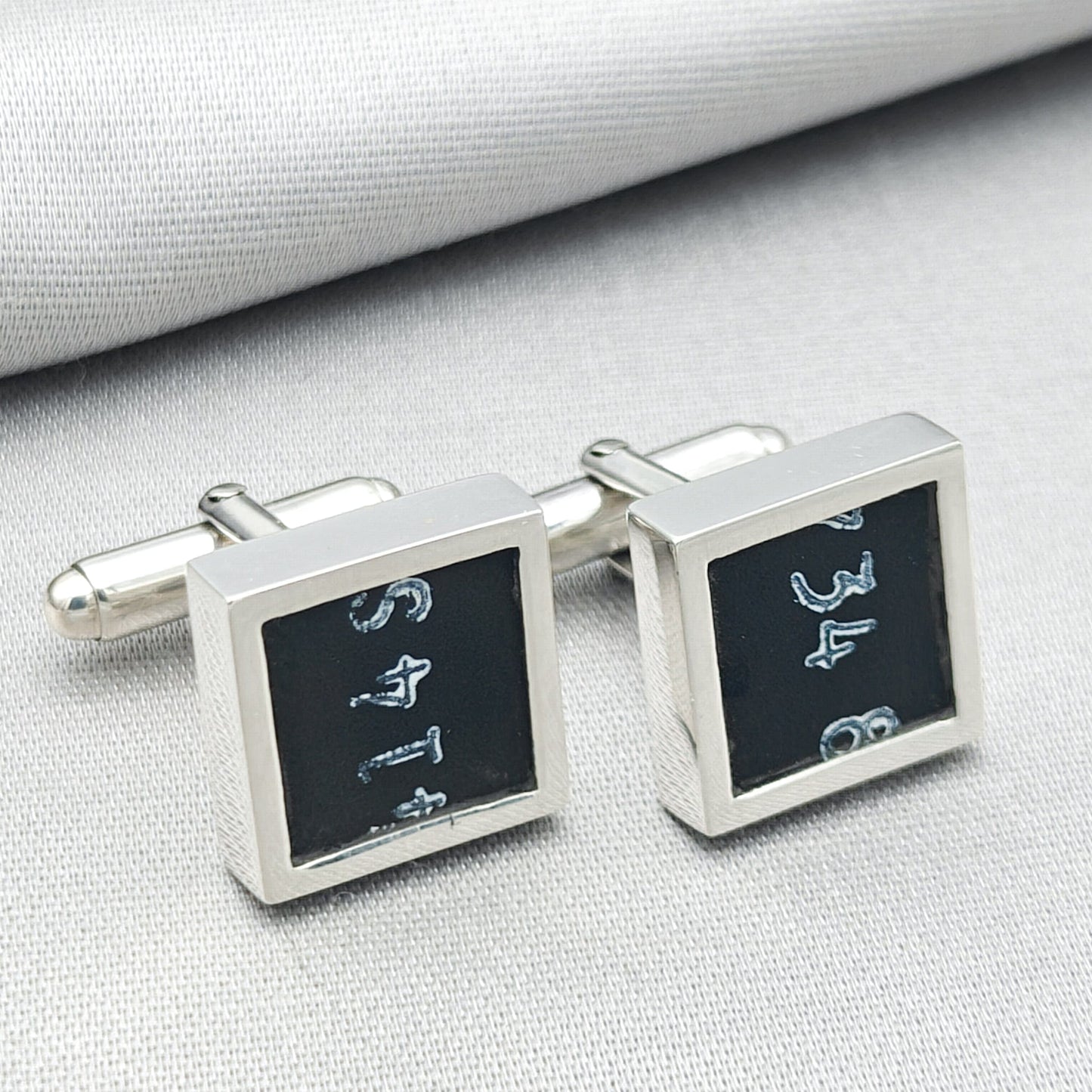 Chinook Helicopter Cufflinks | Original Parts | Military Gift | Sterling Silver