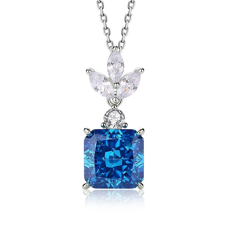 925 Sterling Silver Iced Out Zirocnia Necklace