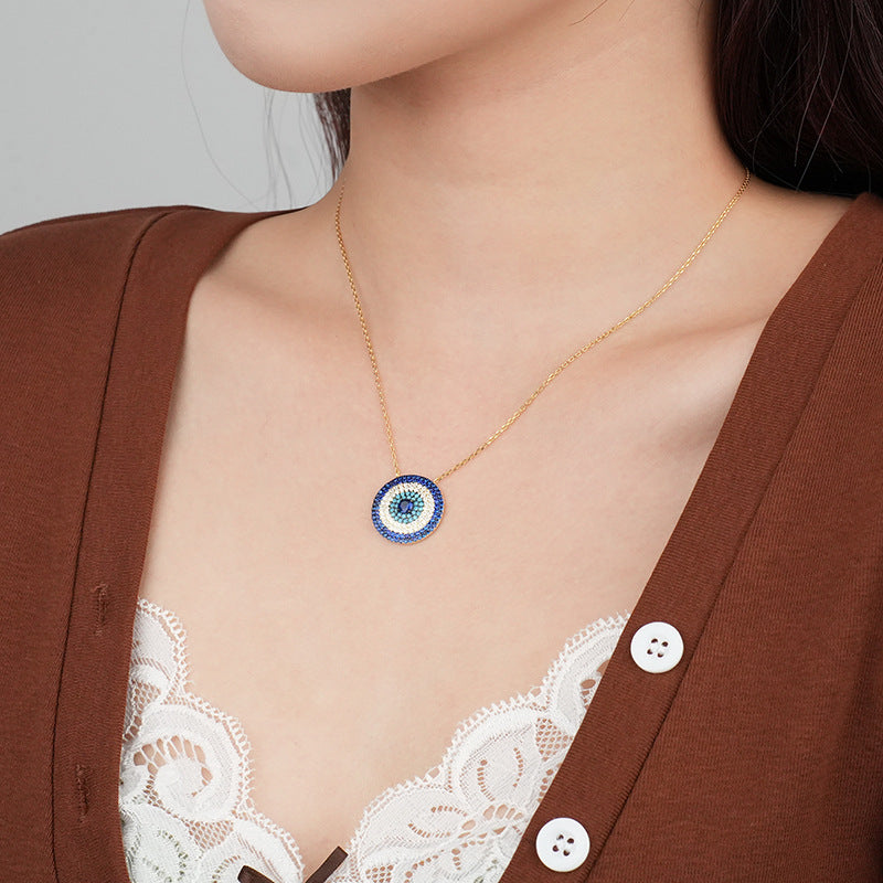 925 Sterling Silver Evil Eye Necklace