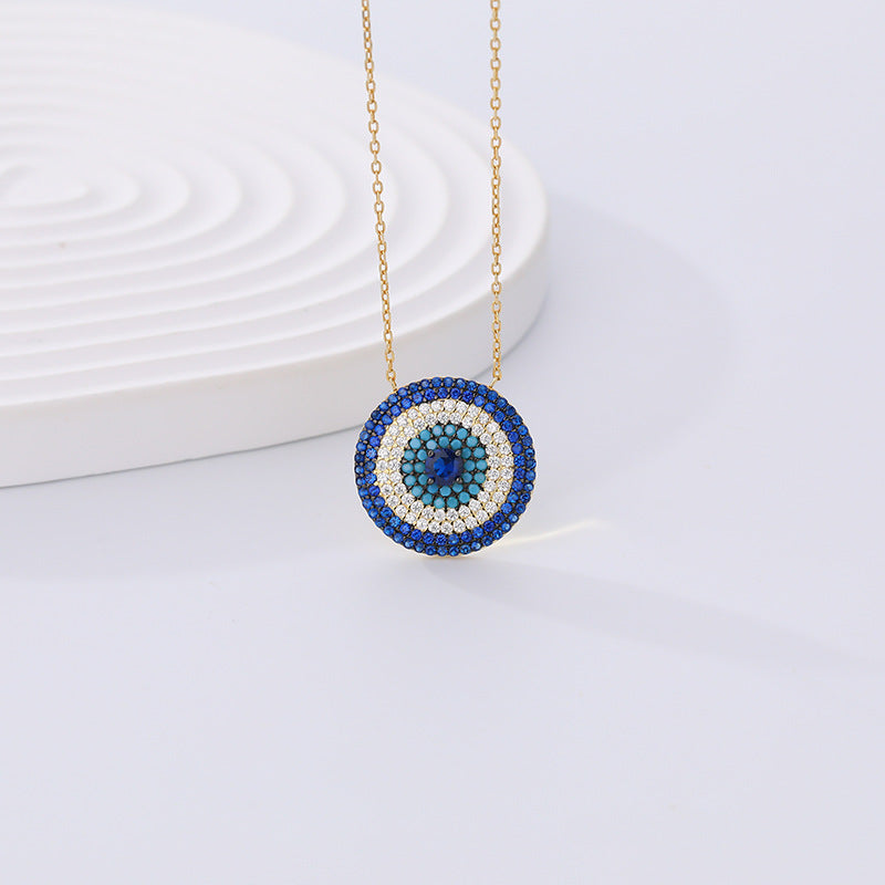 925 Sterling Silver Evil Eye Necklace