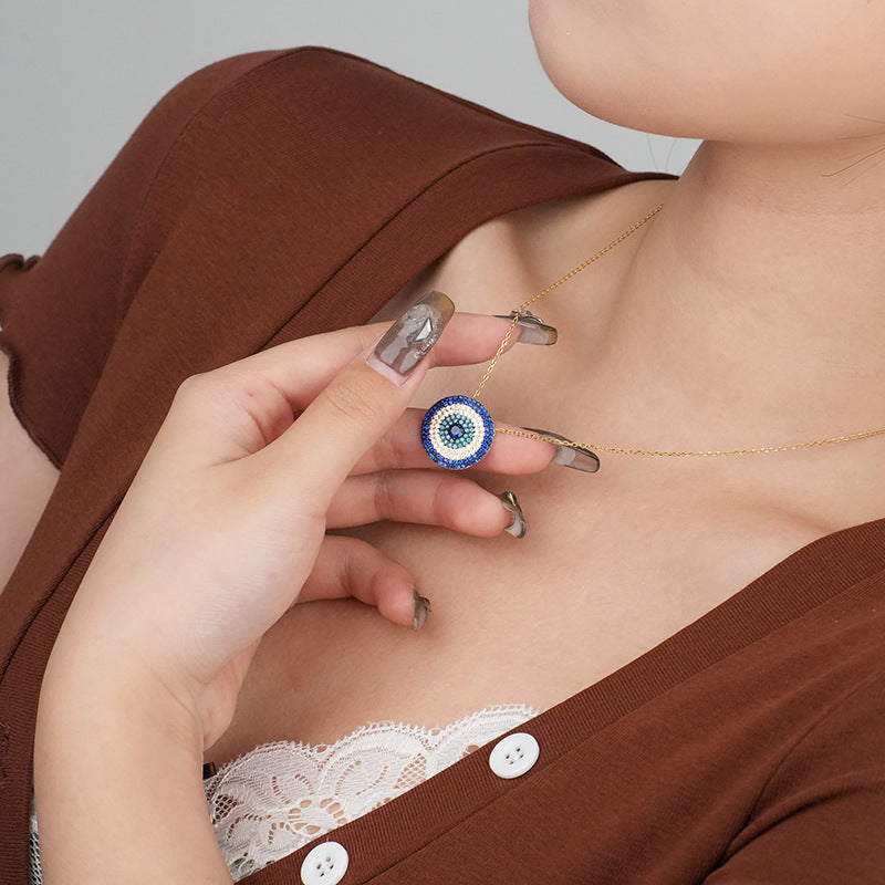 925 Sterling Silver Evil Eye Necklace