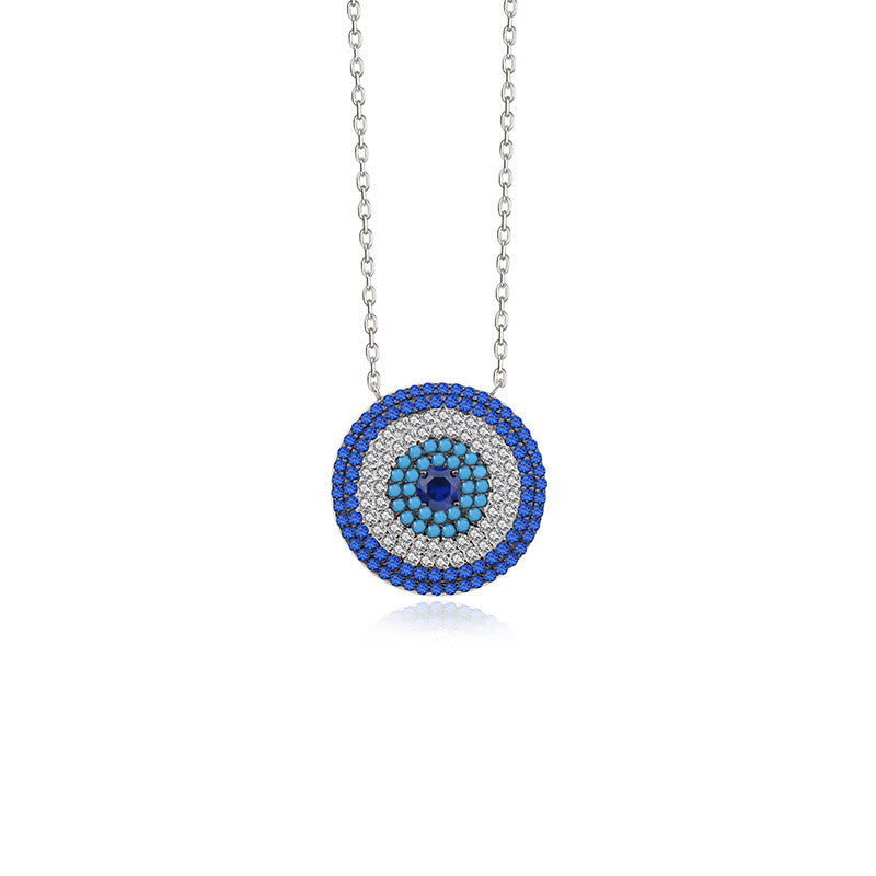 925 Sterling Silver Evil Eye Necklace