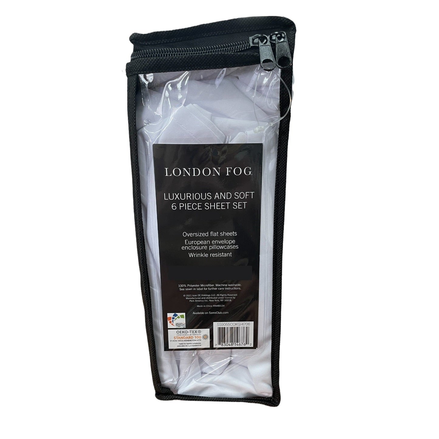 London Fog Luxurious Soft Wrinkle Resistant Sheet 6 Piece Set