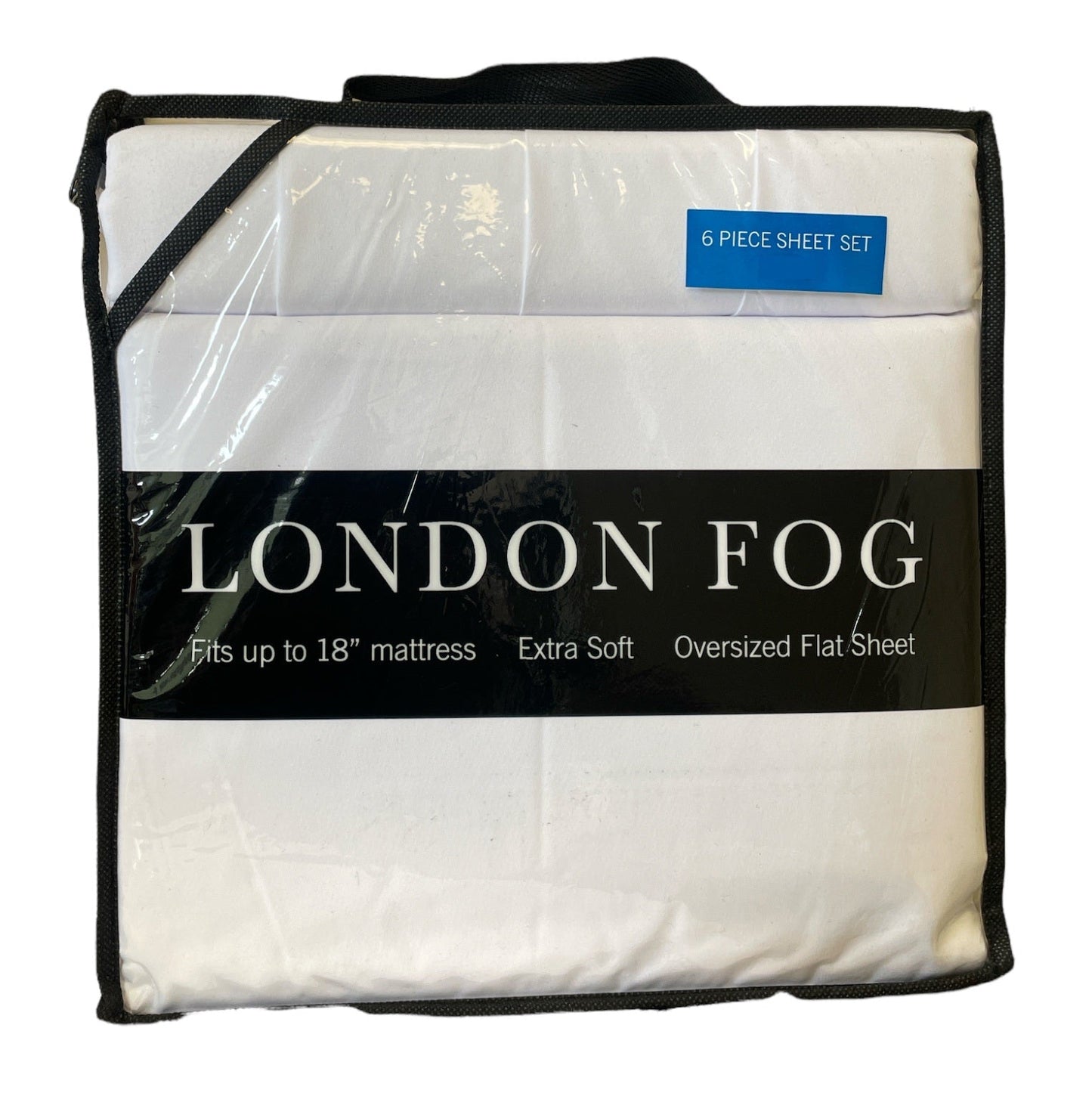 London Fog Luxurious Soft Wrinkle Resistant Sheet 6 Piece Set