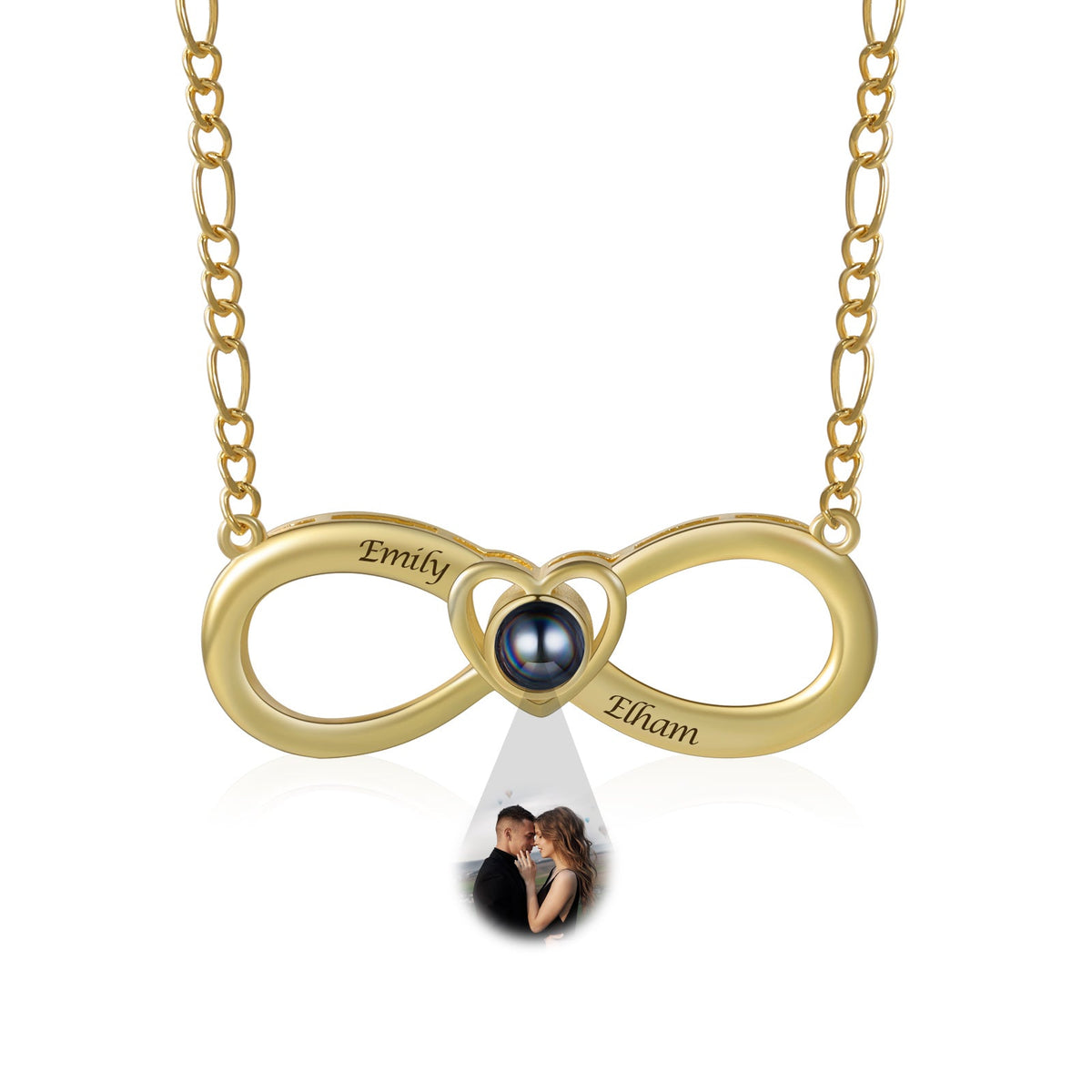 Custom Photo Projection Necklace
