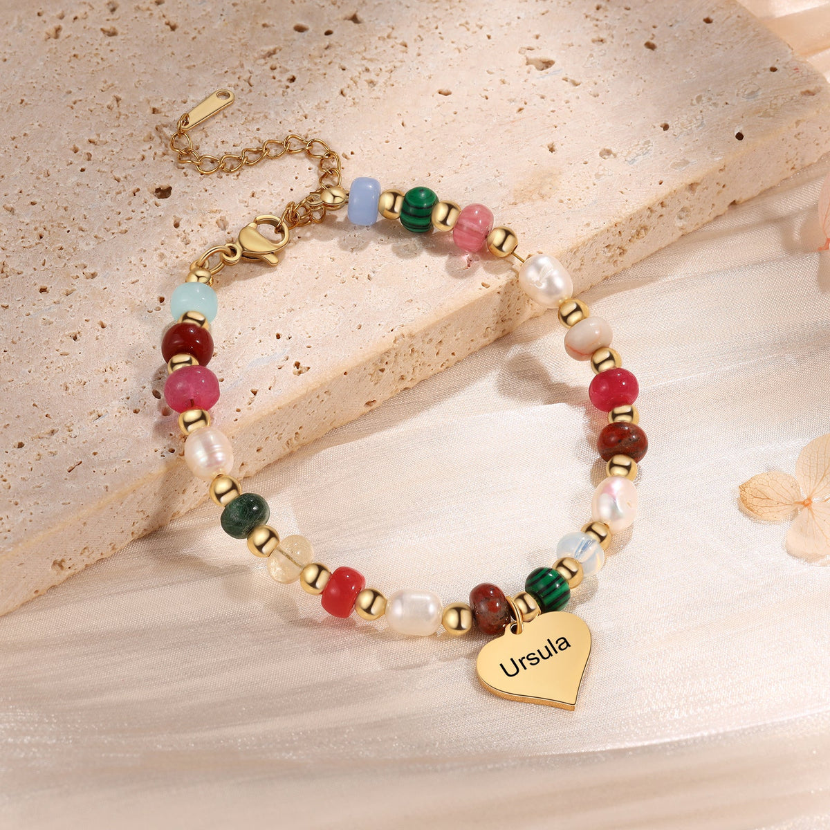 Custom Name Beaded Bracelet