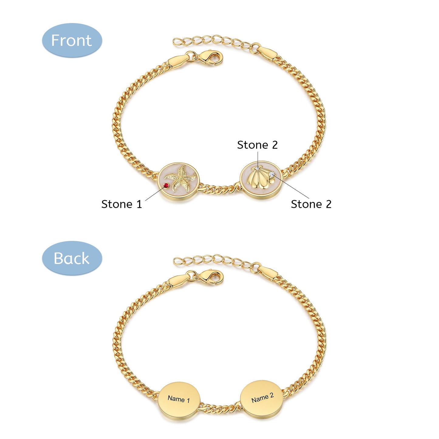 Custom Birthstone Bracelet