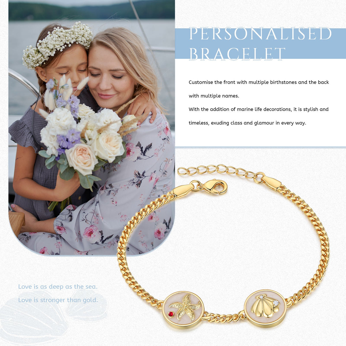 Custom Birthstone Bracelet