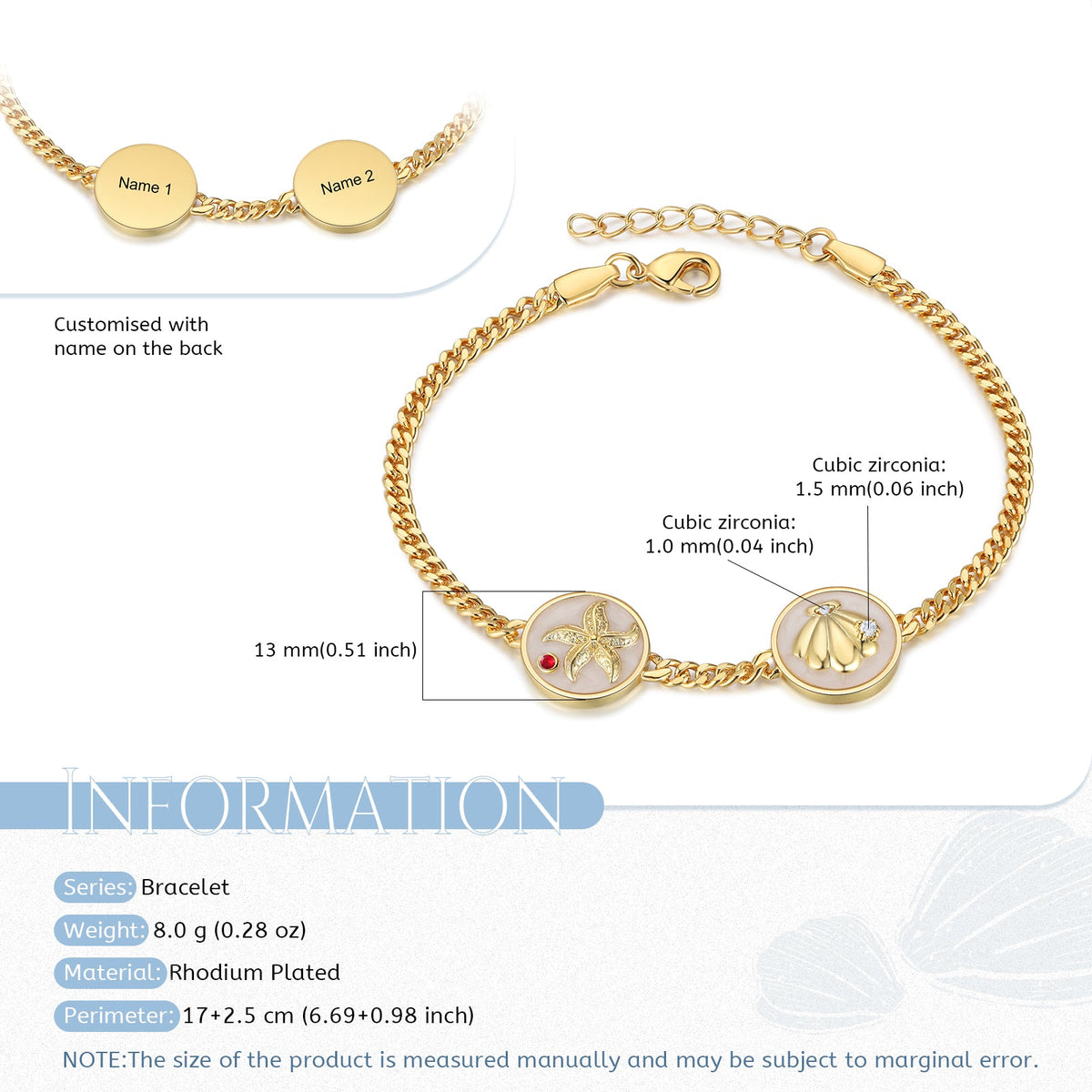 Custom Birthstone Bracelet