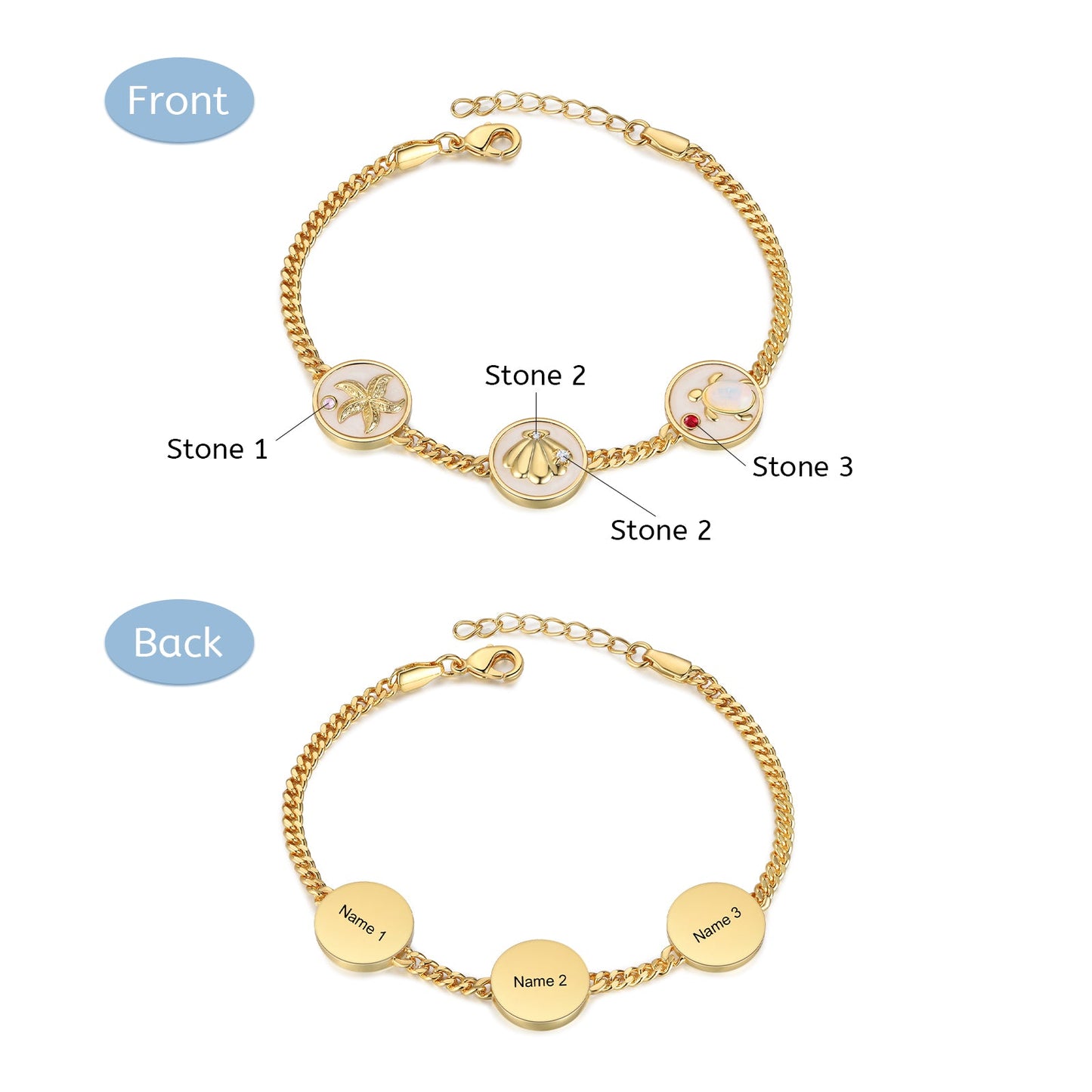 Custom Birthstone Bracelet