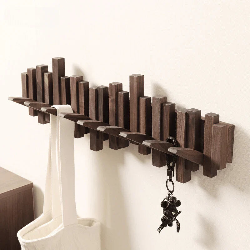 Piano-Key Wall Hook Rack