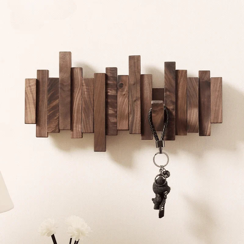 Piano-Key Wall Hook Rack