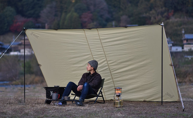 Compact Tarp Poles