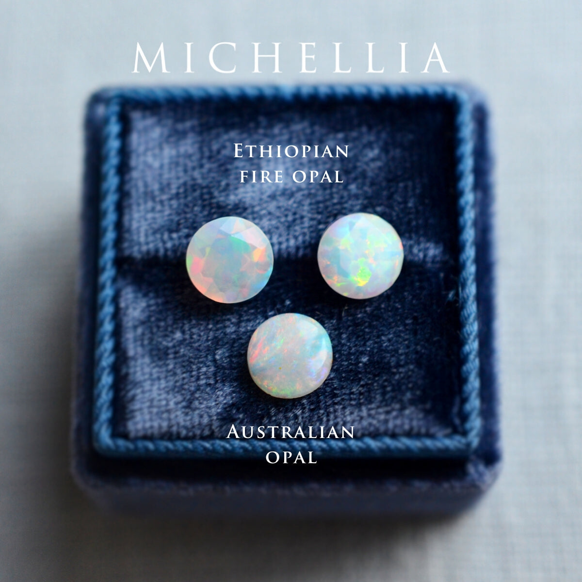 [Elaine] Modern Classic Oval Solitaire Ring in Natural Australian Opal